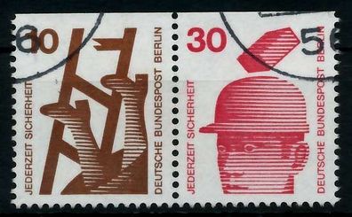 BERLIN Zusammendruck Nr W55 gestempelt WAAGR PAAR X7846F2