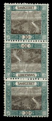 Saargebiet LANDS. BILD Nr 58A Kdr III oder IV postfrisch X6D1146