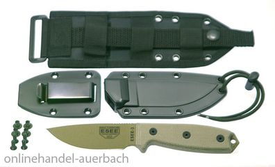 ESEE KNIVES ESEE-3 Messer Outdoormesser