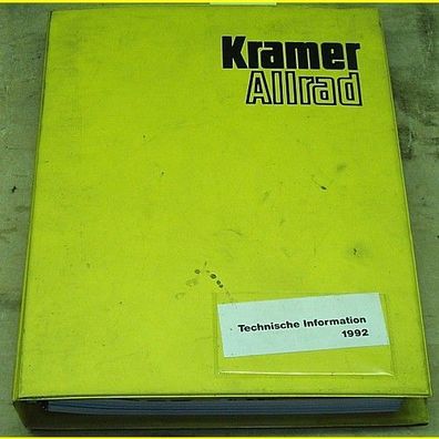 Technische Informationen - Kramer Allrad von 1992