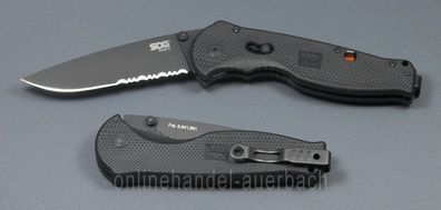 SOG Flash II Black Taschenmesser Klappmesser Einhandmesser Messer