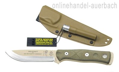 Tops Knives B.O.B. The Brothers of Bushcraft Fieldcraft Messer Outdoor Survival