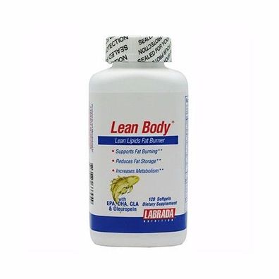 Labrada Lean Lipid Complex --- 120 capsules supercharged fish oil supplement