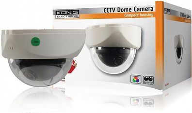 Sicherheit Überwachung Kamera König SEC-CAM350 Farb CCTV Mini Dome. NEU, & in der OVP
