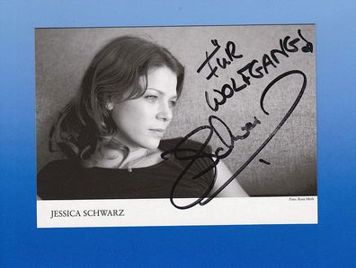 Jessica Schwarz (deutsche Schauspielerin und Moderatorin ) - persönlich signiert