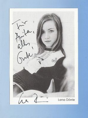 Lena Dörrie (deutsche Schauspielerin ) - persönlich signiert