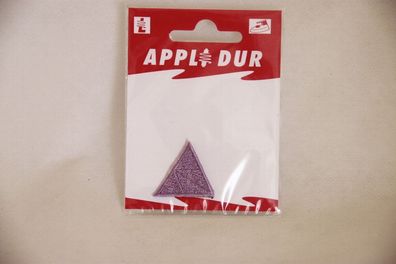 Applikation Dreieck flieder 2,5 x2,5 cm Aufbügler Patches Flicken