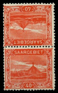 Saargebiet LANDS. BILD Nr 59A Kdr IV postfrisch SENKR PA X788392