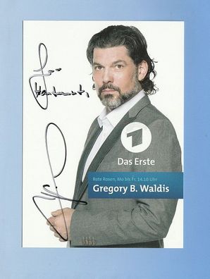 Gregory B. Waldis (CH- Schauspieler - Rote Rosen) - persönlich signiert