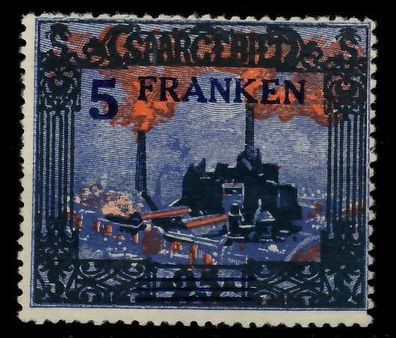 Saargebiet LANDS. BILD Nr 83A postfrisch X78ADEA