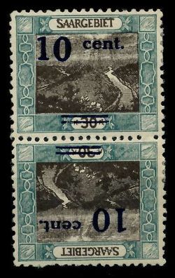 Saargebiet LANDS. BILD Nr 72AI Kdr III ungebraucht SENKR P X78AE5A