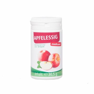 Apfelessig + 4 Vitamine - 60 kapseln