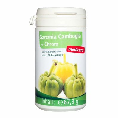 Garcinia cambogia + Chrom - 60 Presslinge