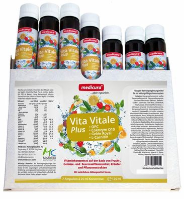 Vita Vitale + OPC + Coenzym Q10 + Gelée Royal + L-Carnitin (Vitaminkonzentrat 1:12)