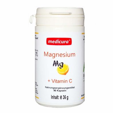 Magnesium + Vitamin C - 90 Kapseln