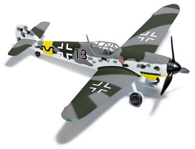 BUSCH 25060, Messerschmitt Bf 109 G2 »Günther Rall«, H0 Fertigmodell 1:87