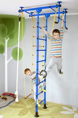 Sprossenwand Kinderzimmer M1 ohne bohrung Kletterwand Turnwand Klettergerüst indoor
