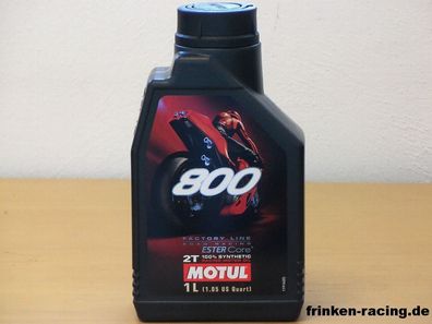 14,17€/ l Motul 800 2T Road Racing 12 x 1 Ltr synthetisches Ester 2-Takt Mischöl