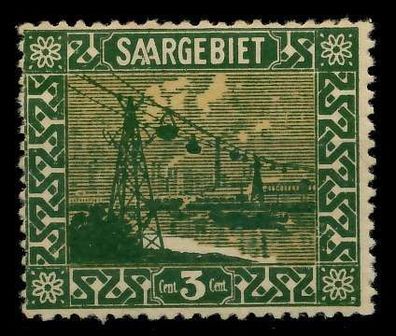Saargebiet LANDS. BILD Nr 84 ungebraucht X78B25A