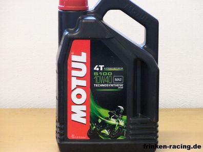 9,20€/ l Motul 5100 4T 10W-40 4 L teilsyn 4-Takt Motorrad Öl