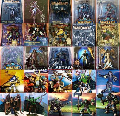 WOW WORLD OF Warcraft NECA/ DC Unlimted Figuren: Shandris, ORC, Stormrage