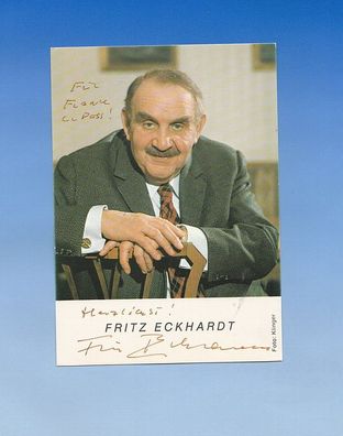 Fritz Eckhardt (österreichischer Schauspieler - 1995 + ) - persönlich signiert