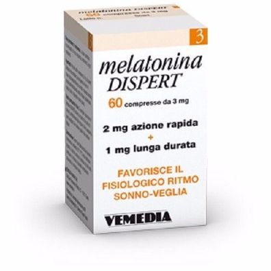 Vemedia Melatonin Dispert --- 60 tablets x 3 mg time release