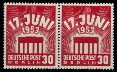 BERLIN 1953 Nr 111 postfrisch WAAGR PAAR X78D5A6