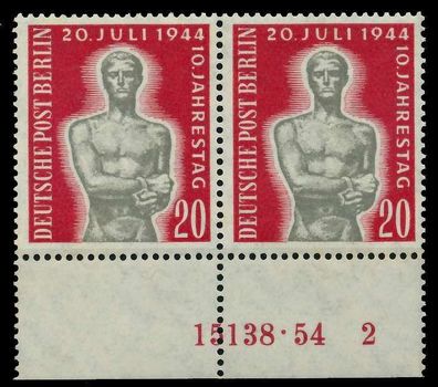 BERLIN 1954 Nr 119 HAN 15138.54 2 ungebraucht X78D74E