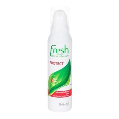 Fresh Protect 150 ml Schaum Balsam mit Pilzschutz für schwitzende Füße.
