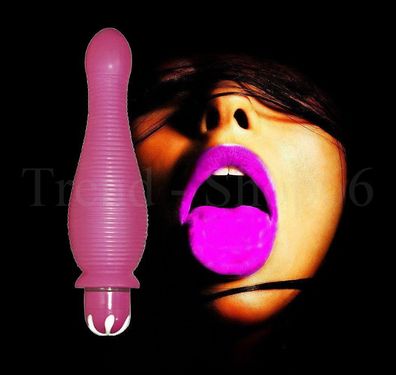 Bowling Vibrator Pink Reizrillen Multispeed Stimulation Vibe 18,5 cm
