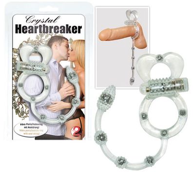 Penisring Crystal Heartbreaker Analstrang Penis Hoden Ring Erektion Erektionshilfe