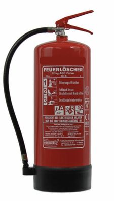 6kg ABC Pulver Dauerdruck Feuerlöscher 27A =9 LE