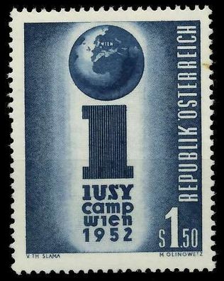 Österreich 1952 Nr 974 postfrisch X78DB16