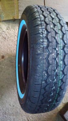 1 x 185/80/14C 102R Oldtimer/ Weisswandreifen ca 25 mm Kingrun Duramax LLKW