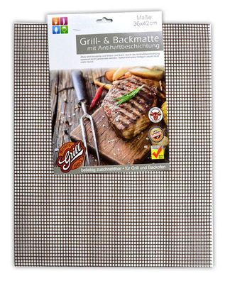 Universal Grillmatte antihaft | Backmatte | Grillunterlage | Backofenfolie