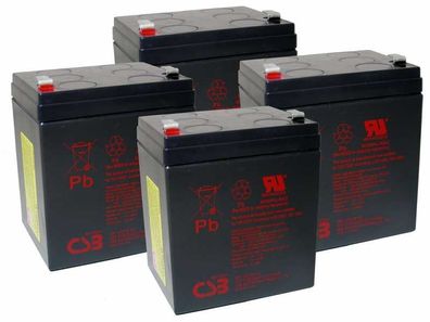 USV Akkusatz kompatibel GXT3-1000RT230 AGM Blei Vlies Accu Batterie Notstrom UPS