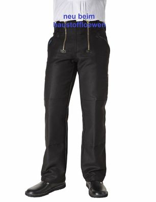 Pionier Zunfthose schwarz ohne Schlag, Größe 56, Arbeitshose Handwerkerhose 305