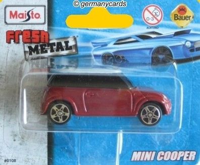 Spielzeugauto Maisto 2013* BMW Mini Cooper