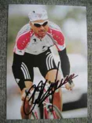 Olaf Ludwig  Team Telekom Radsport Autogrammkarte signiert 386843 