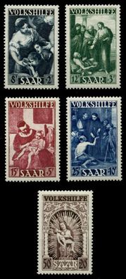 Saarland 1949 Nr 267-271 postfrisch X6DF83E