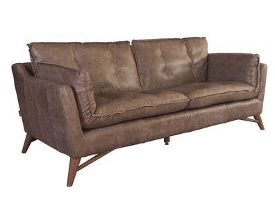 Bantry Sofa 3 Sitzer Design Ledersofa Boeing Grey Vintage Leder Möbel Couch 3er