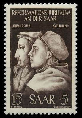 Saarland 1951 Nr 308 postfrisch X7928D6