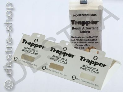 Trapper® Insektenklebefalle 3-teilig mit Lockstofftablette
