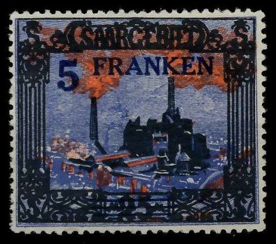Saargebiet LANDS. BILD Nr 83A postfrisch X792AE2