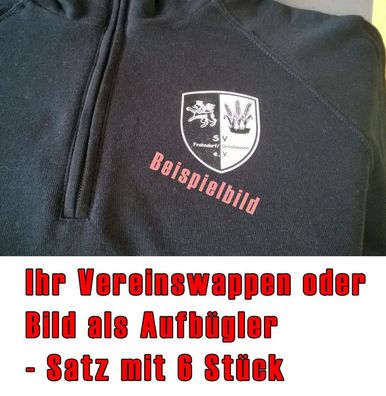 Aufbügler Vereinswappen Logo Bild Ihr Wappen zum Aufbügeln T-Shirt Pullover Trik