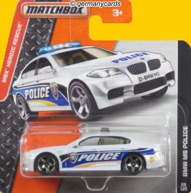 Spielzeugauto Matchbox 2016* BMW M5 Police