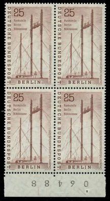 BERLIN 1956 Nr 157 postfrisch Viererblock X792C76