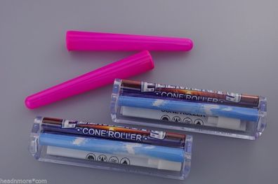 Cone Roller Drehhilfe 2 Stück + 2 x Cone Tube rosa 11cm konische Drehmaschine
