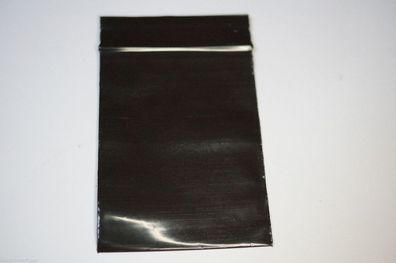 50µ Schnellverschlußbeutel schwarz 100 Stück 40x40mm